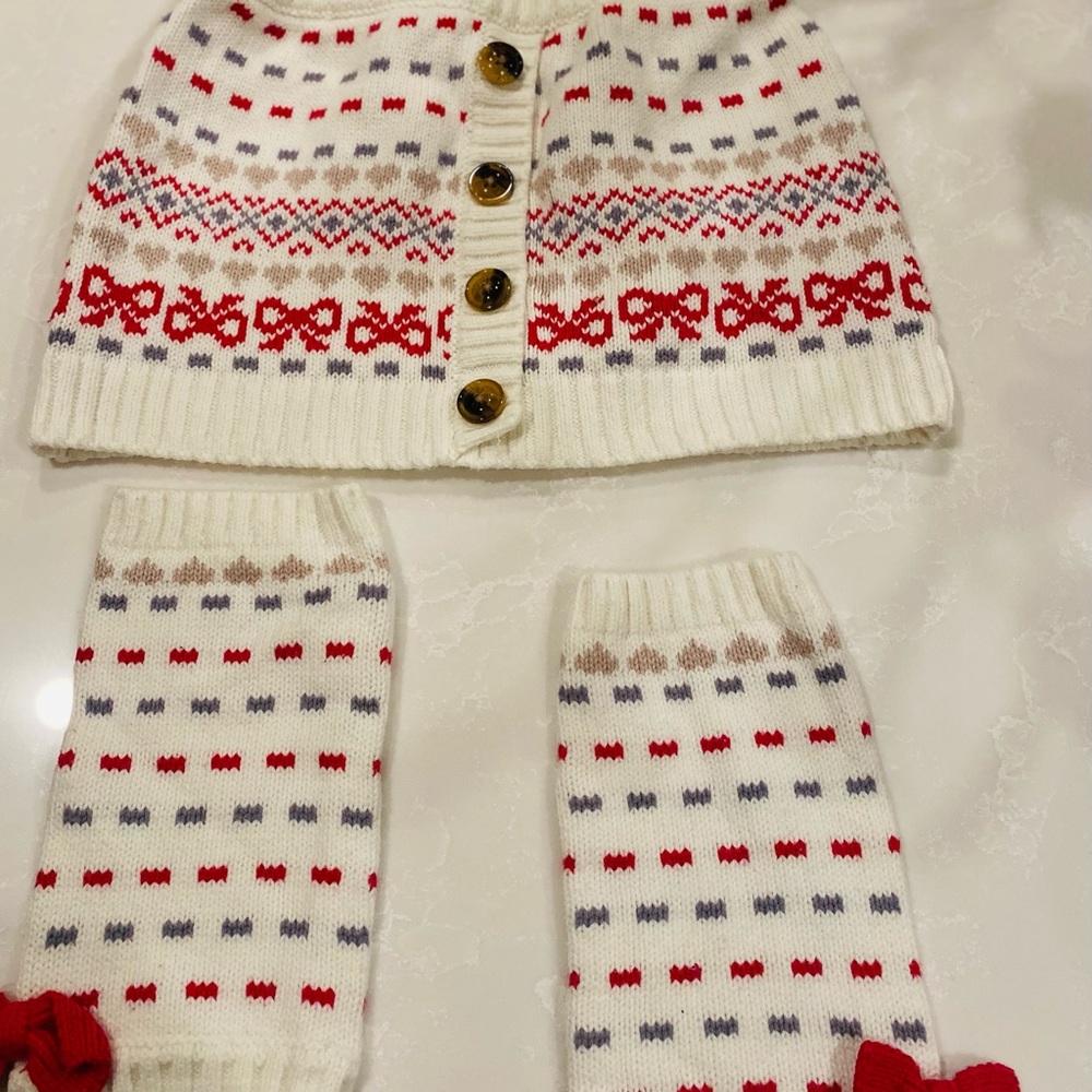 Girls skirt with leg warmers
